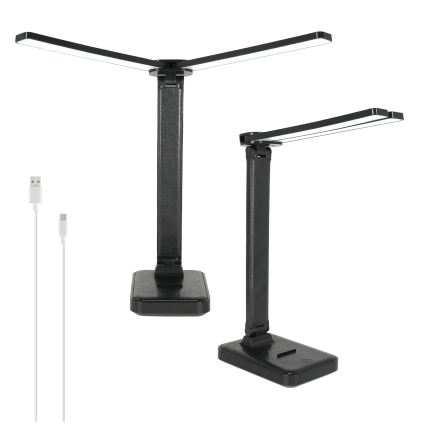 Brilagi - Lampada da tavolo LED dimmerabile MODO DUO LED/8W/5V 3000/4000/6500K nera