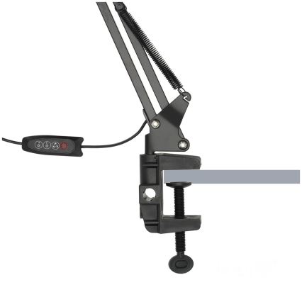 Brilagi - LED Dimmerabile flessibile lampada da tavolo VARIO LED/15W/230V 3000-6000K nero