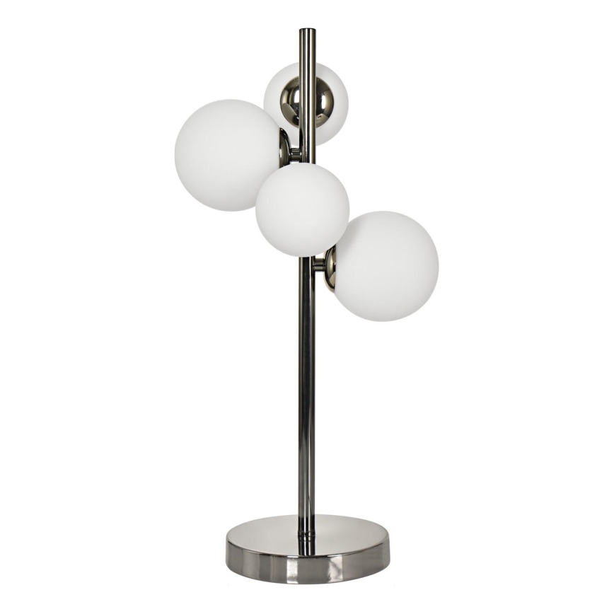 Brilagi - Lampada da tavolo LED MILLA 4xG9/3W/230V cromo lucido/bianco