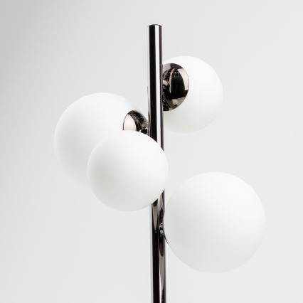 Brilagi - Lampada da tavolo LED MILLA 4xG9/3W/230V cromo lucido/bianco