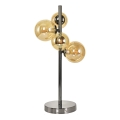 Brilagi - Lampada da tavolo LED MILLA 4xG9/3W/230V cromo lucido/oro