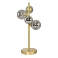 Brilagi - Lampada da tavolo LED MILLA 4xG9/3W/230V oro/fumé