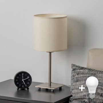 Brilagi - Lampada da tavolo LED NUBILA 1xE27/60W/230V crema
