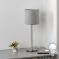 Brilagi - Lampada da tavolo LED NUBILA 1xE27/60W/230V grigia