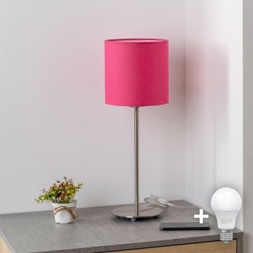 Brilagi - Lampada da tavolo LED NUBILA 1xE27/60W/230V rosa