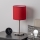 Brilagi - Lampada da tavolo LED NUBILA 1xE27/60W/230V rossa