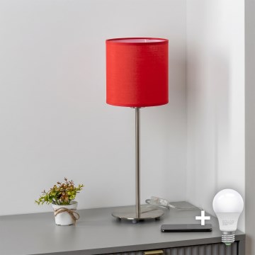Brilagi - Lampada da tavolo LED NUBILA 1xE27/60W/230V rossa