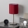 Brilagi - Lampada da tavolo LED NUBILA 1xE27/60W/230V rosso pompeiano