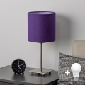 Brilagi - Lampada da tavolo LED NUBILA 1xE27/60W/230V viola