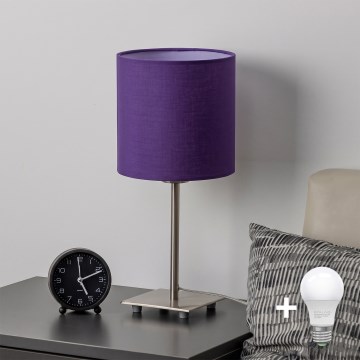 Brilagi - Lampada da tavolo LED NUBILA 1xE27/60W/230V viola