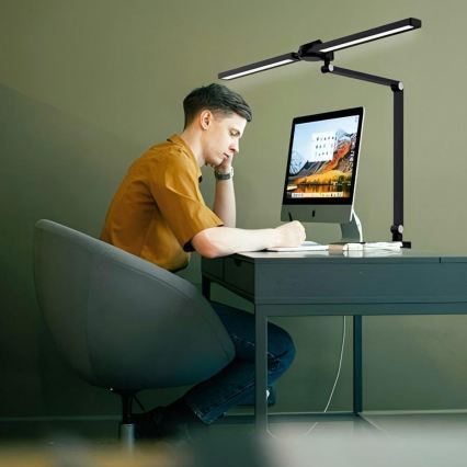 Brilagi - Lampada da tavolo dimmerabile a LED RGB con controllo touch e clip VARIO LED/18W/230V 3000-6500K CRI 96