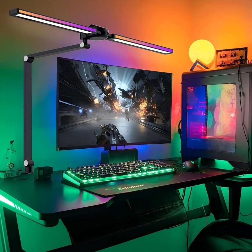 Brilagi - Lampada da tavolo dimmerabile a LED RGB con controllo touch e clip VARIO LED/18W/230V 3000-6500K CRI 96