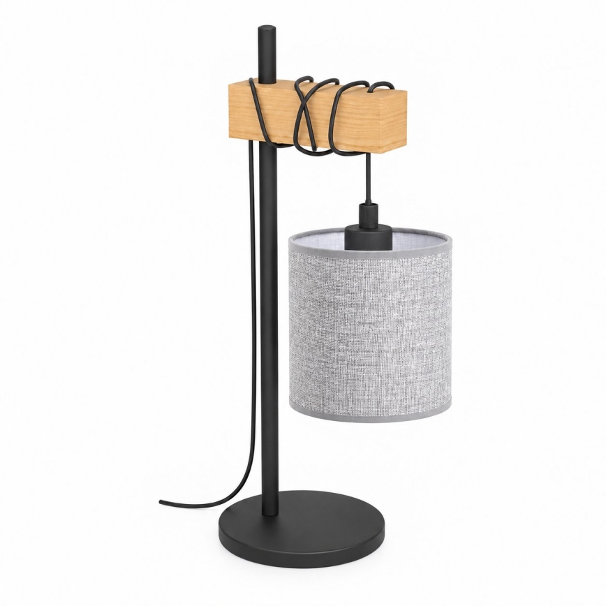 BRILAGI - Lampada da tavolo NUBILA 1xE27/40W/230V marrone/nera/grigia