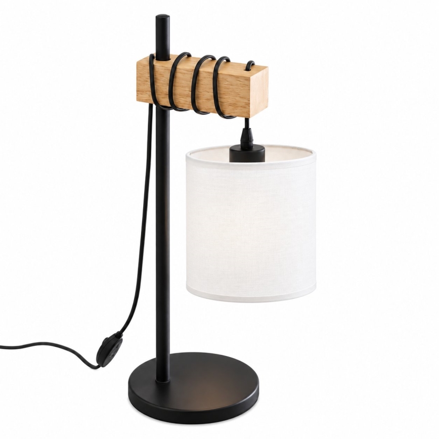 BRILAGI - Lampada da tavolo NUBILA 1xE27/40W/230V marrone/nero/bianco