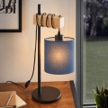 BRILAGI - Lampada da tavolo NUBILA 1xE27/40W/230V marrone/nero/blu scuro