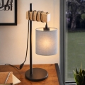 BRILAGI - Lampada da tavolo NUBILA 1xE27/40W/230V marrone/nero/grigio chiaro