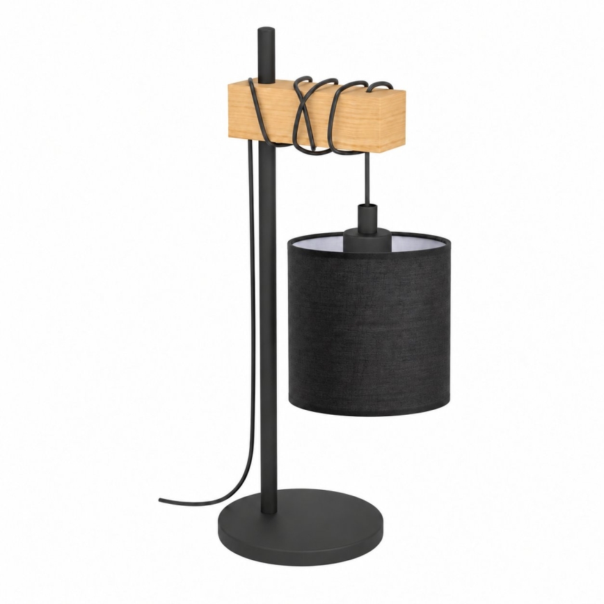 BRILAGI - Lampada da tavolo NUBILA 1xE27/40W/230V marrone/nero