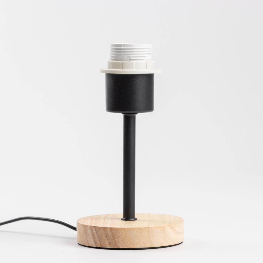 Brilagi - Lampada da tavolo NUBILA WOOD 1xE27/25W/230V quercia/nero