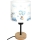 Brilagi - Lampada da tavolo per bambini BOBO WOOD 1xE27/25W/230V rovere/nera/bianca/blu/orsetti