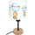 Brilagi - Lampada da tavolo per bambini BOBO WOOD 1xE27/25W/230V rovere/nero/bianco/motivo animale