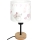 Brilagi - Lampada da tavolo per bambini BOBO WOOD 1xE27/25W/230V rovere/nero/crema/coniglietti