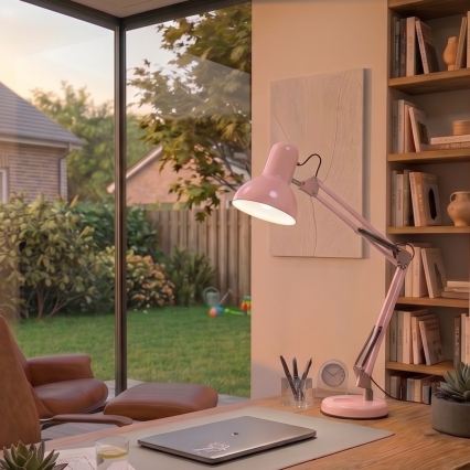 Brilagi - Lampada da tavolo ROMERO 1xE27/60W/230V rosa