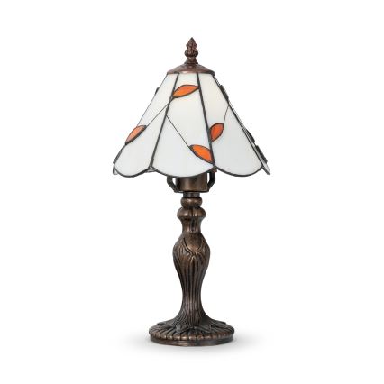 Brilagi - Lampada da tavolo Tiffany in vetro colorato FOLIA 1xE27/60W/230V
