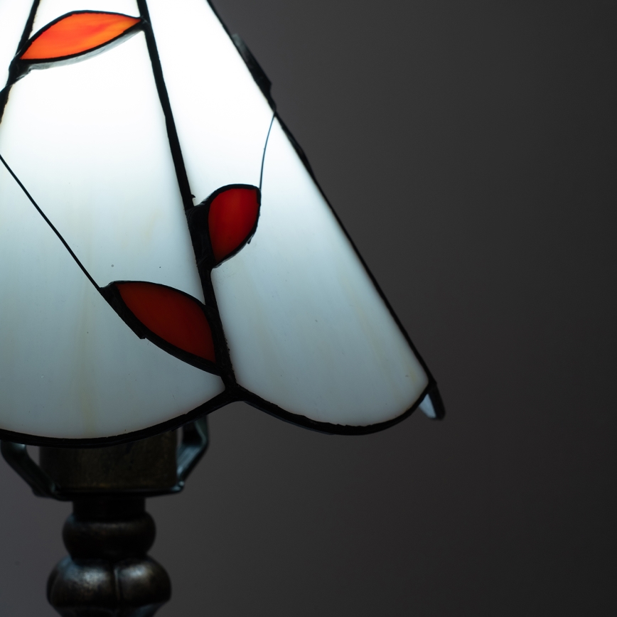 Brilagi - Lampada da tavolo Tiffany in vetro colorato FOLIA 1xE27/60W/230V
