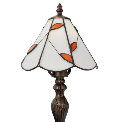 Brilagi - Lampada da tavolo Tiffany in vetro colorato FOLIA 1xE27/60W/230V