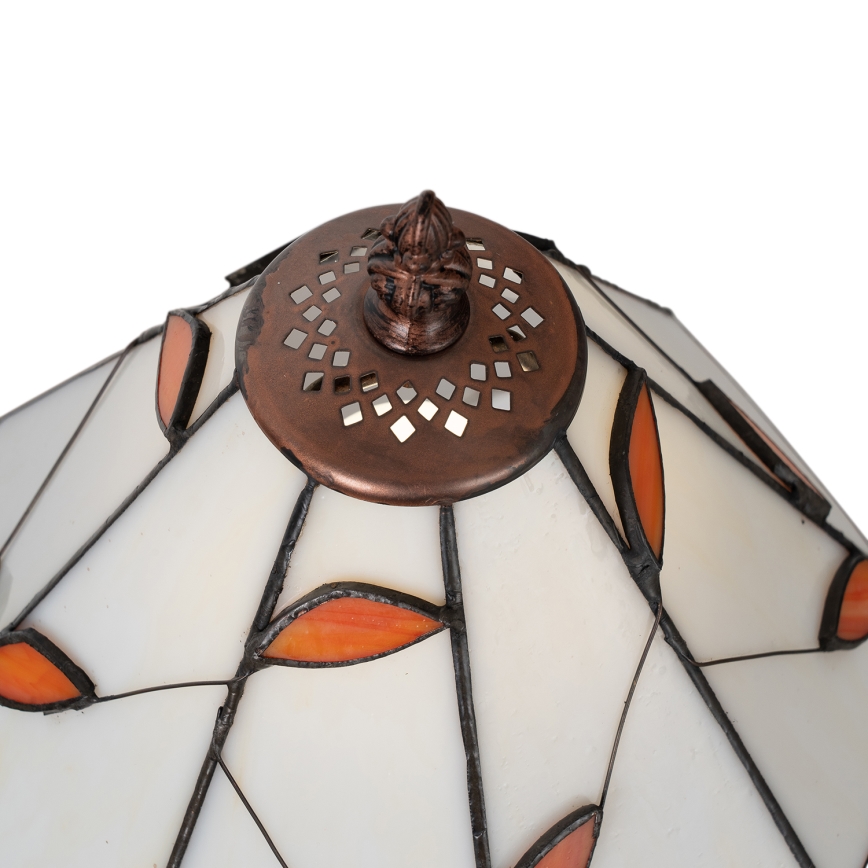 Brilagi - Lampada da tavolo Tiffany in vetro colorato FOLIA 1xE27/60W/230V