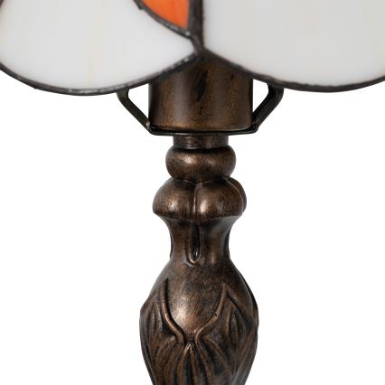 Brilagi - Lampada da tavolo Tiffany in vetro colorato FOLIA 1xE27/60W/230V