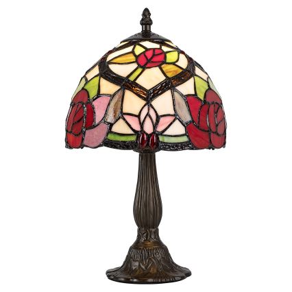 Brilagi - Lampada da tavolo Tiffany in vetro colorato GARLAN 1xE14/40W/230V