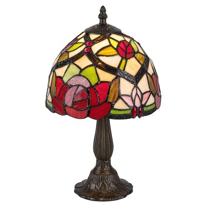Brilagi - Lampada da tavolo Tiffany in vetro colorato GARLAN 1xE14/40W/230V