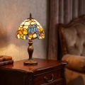 Brilagi - Lampada da tavolo Tiffany in vetro colorato JUNGLE 1xE27/60W/230V
