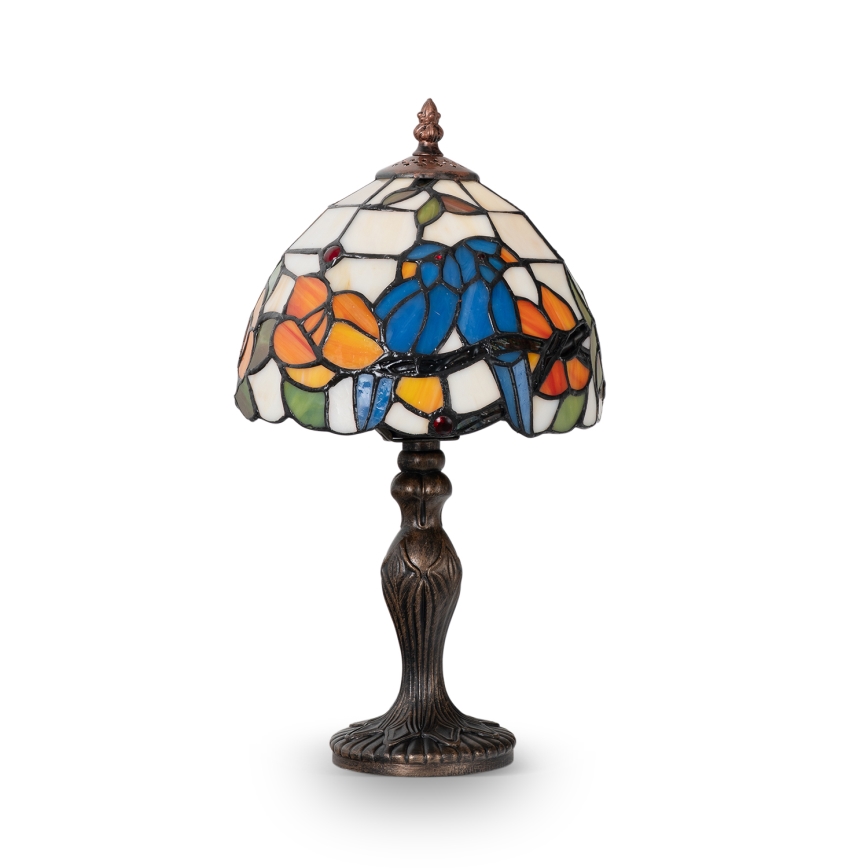 Brilagi - Lampada da tavolo Tiffany in vetro colorato JUNGLE 1xE27/60W/230V