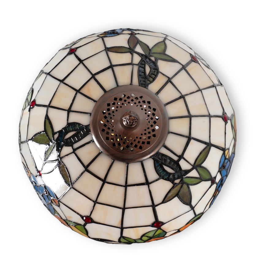Brilagi - Lampada da tavolo Tiffany in vetro colorato JUNGLE 1xE27/60W/230V