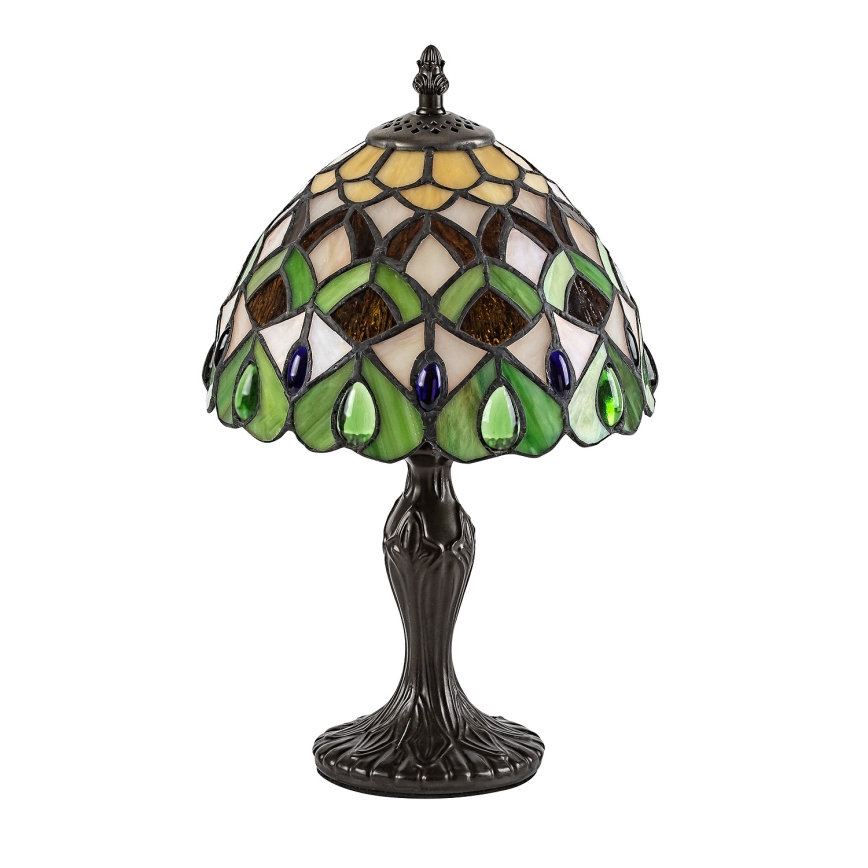 Brilagi - Lampada da tavolo Tiffany in vetro colorato MARGARET 1xE14/40W/230V