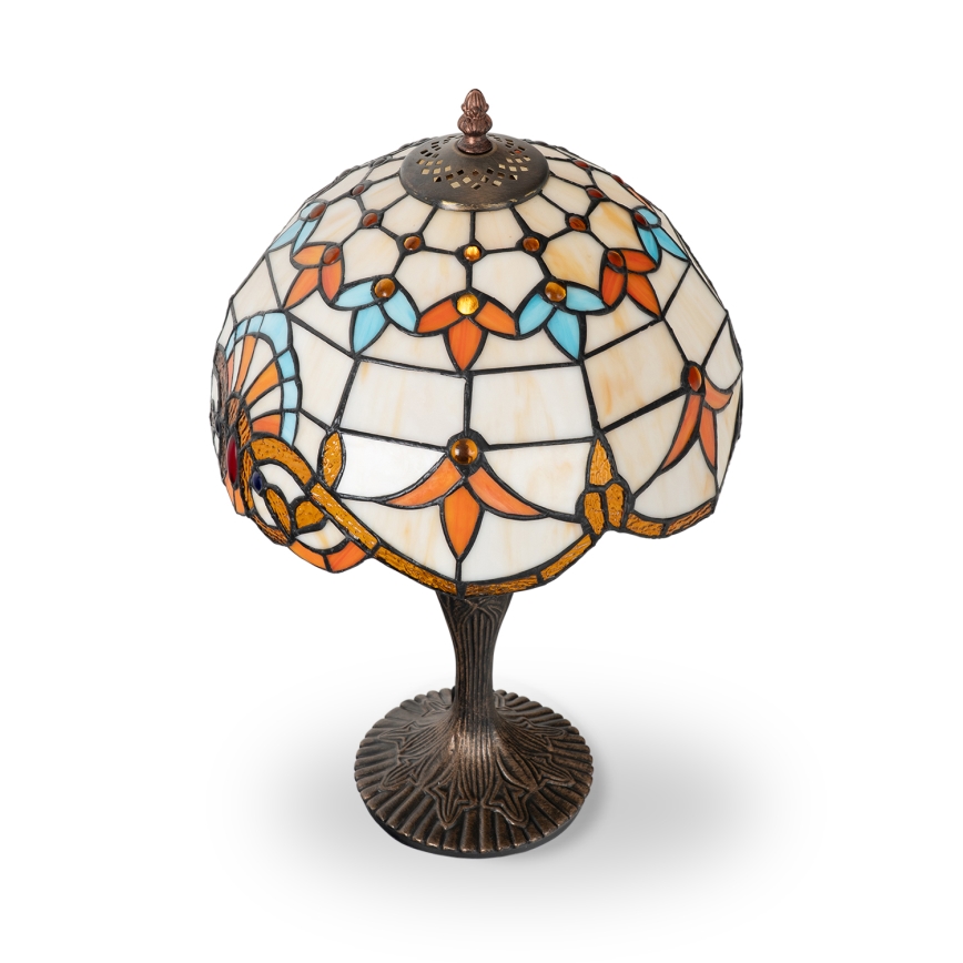Brilagi - Lampada da tavolo Tiffany in vetro colorato MIRABELLA 1xE27/60W/230V