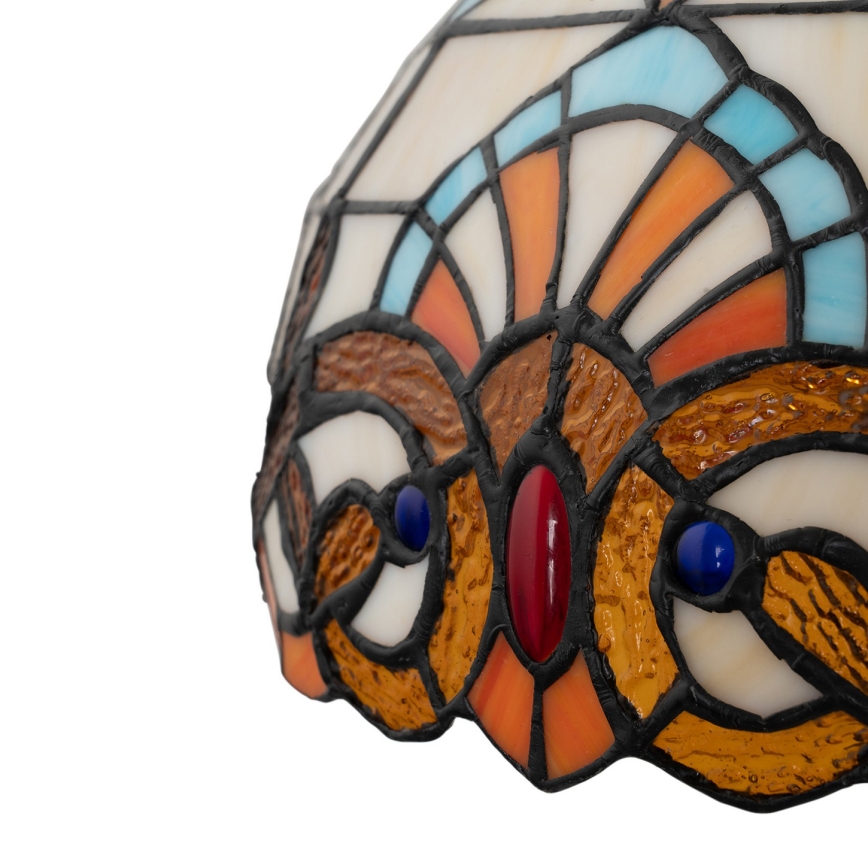 Brilagi - Lampada da tavolo Tiffany in vetro colorato MIRABELLA 1xE27/60W/230V