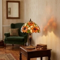 Brilagi - Lampada da tavolo Tiffany in vetro colorato SUNFLOWER 1xE27/60W/230V