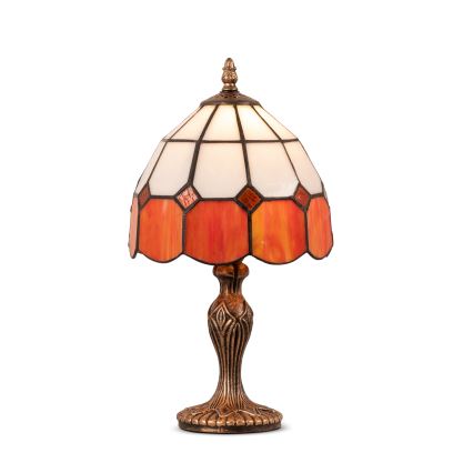 Brilagi - Lampada da tavolo Tiffany SIENNA con paralume in vetro colorato 1xE27/60W/230V