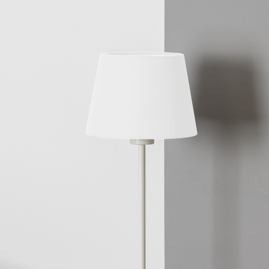 Brilagi - Lampada da terra a LED CERIA 1xE27/40W/230V Ø 20,5 cm bianca