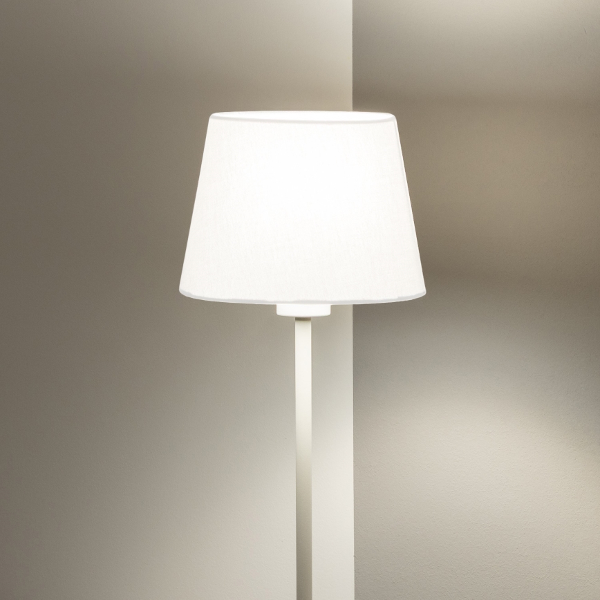 Brilagi - Lampada da terra a LED CERIA 1xE27/40W/230V Ø 20,5 cm bianca