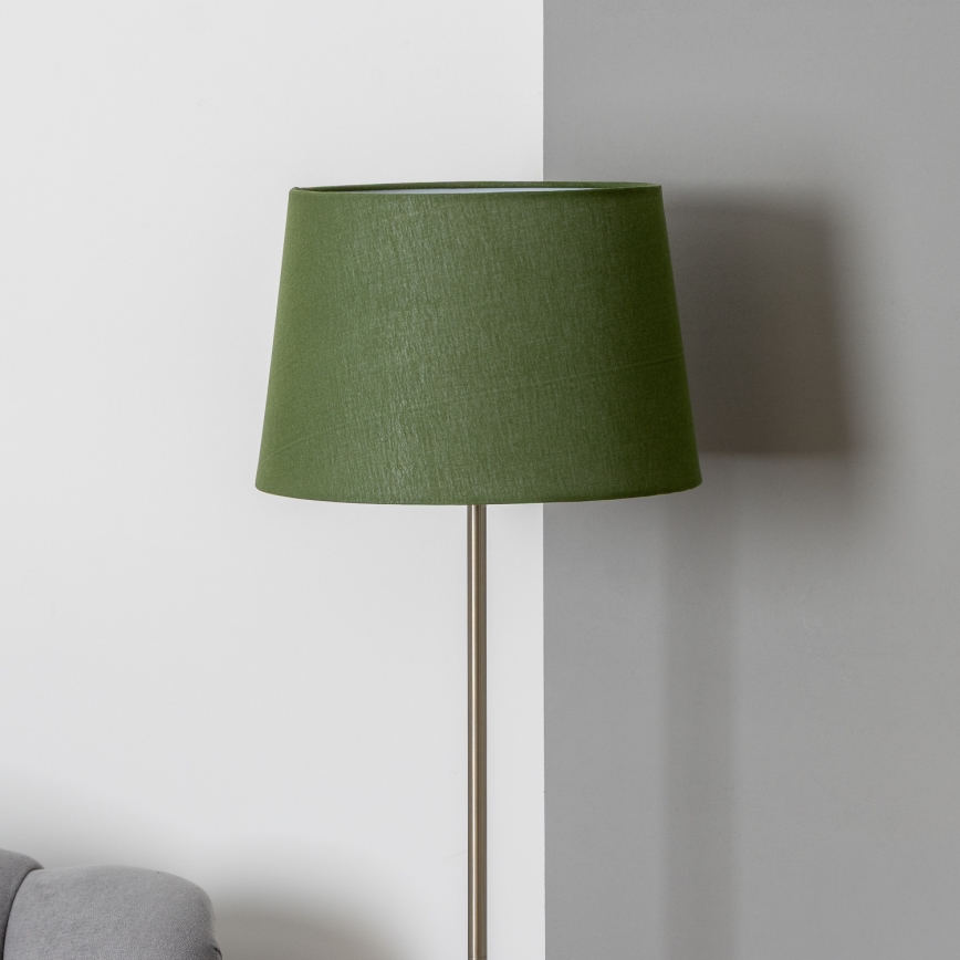 Brilagi - Lampada da terra a LED CERIA 1xE27/40W/230V Ø 30 cm verde/cromo opaco