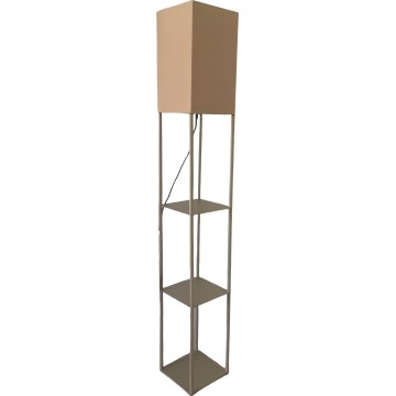 Brilagi - Lampada da terra con ripiani GRADUS 1xE27/40W/230V 150 cm grigia/beige