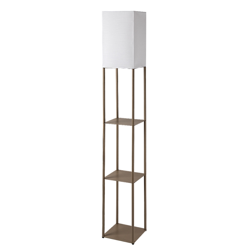 Brilagi - Lampada da terra con ripiani GRADUS 1xE27/40W/230V 150 cm grigia/beige