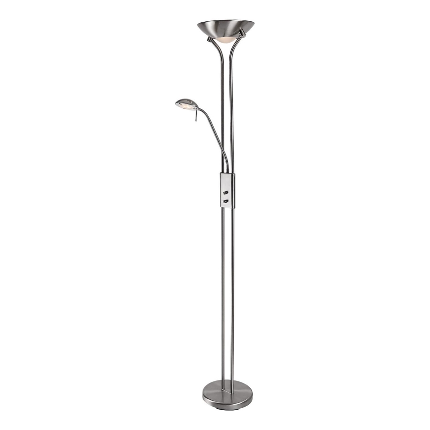 Brilagi - Lampada da terra dimmerabile SCARLETT 1xR7s/230W/230V + 1xG9/40W cromo opaco