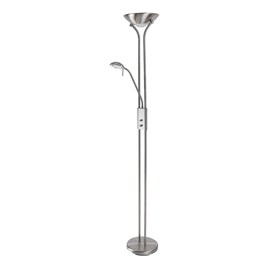 Brilagi - Lampada da terra dimmerabile SCARLETT 1xR7s/230W/230V + 1xG9/40W cromo opaco