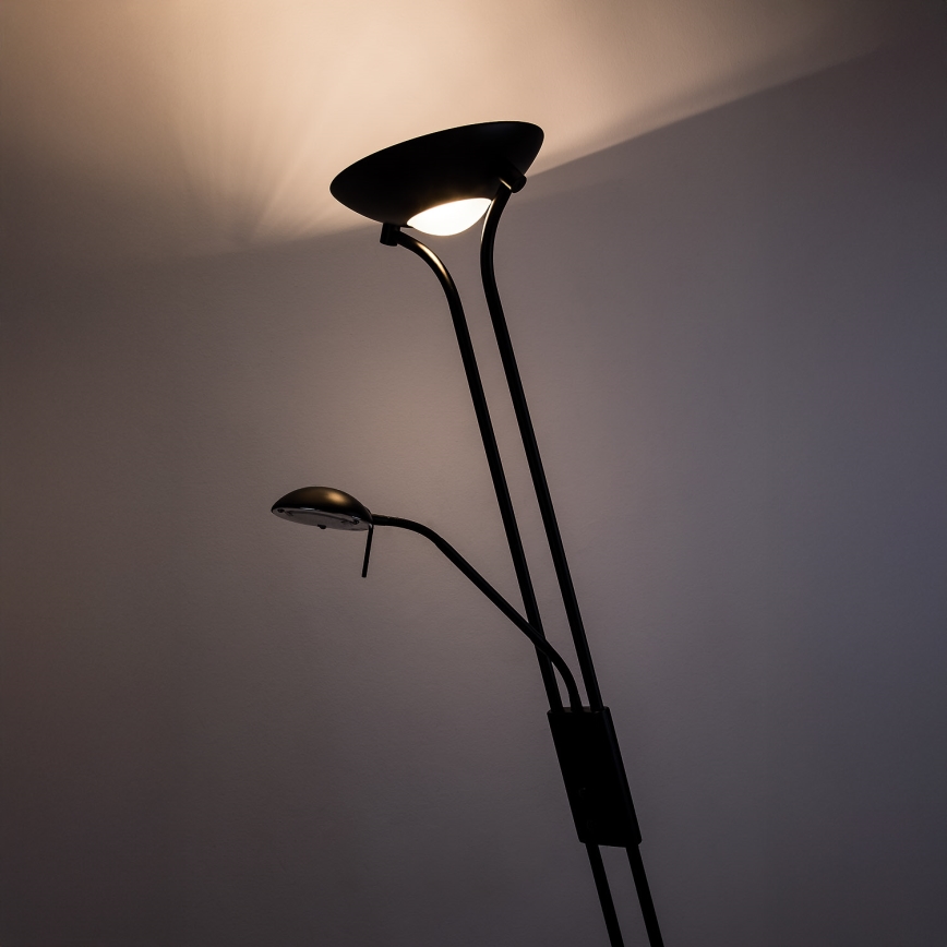 Brilagi - Lampada da terra dimmerabile SCARLETT 1xR7s/230W/230V + 1xG9/40W nera