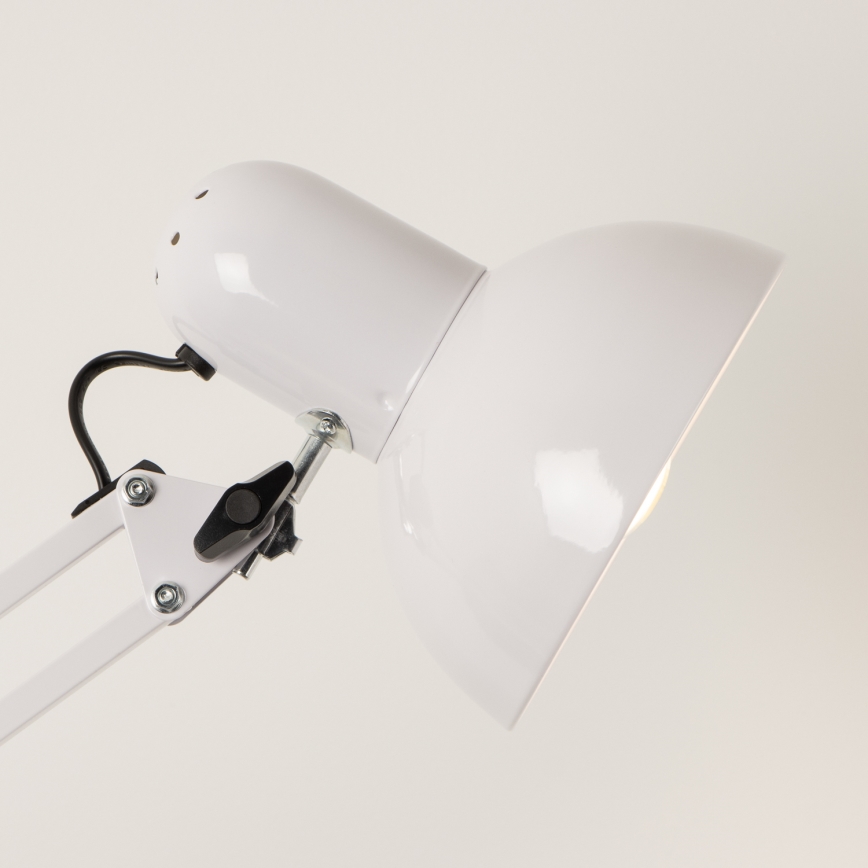 Brilagi - Lampada da terra flessibile TASKER 1xE27/60W/230V 184 cm bianca